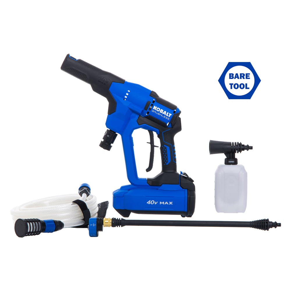 Kobalt 40V Power Cleaner 600 PSI 1-Gallons-GPM Water Electric Pressure Washer