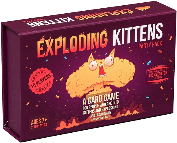 Exploding Kittens Party - A Russian Roulette Card Game. Easy Family Party Games