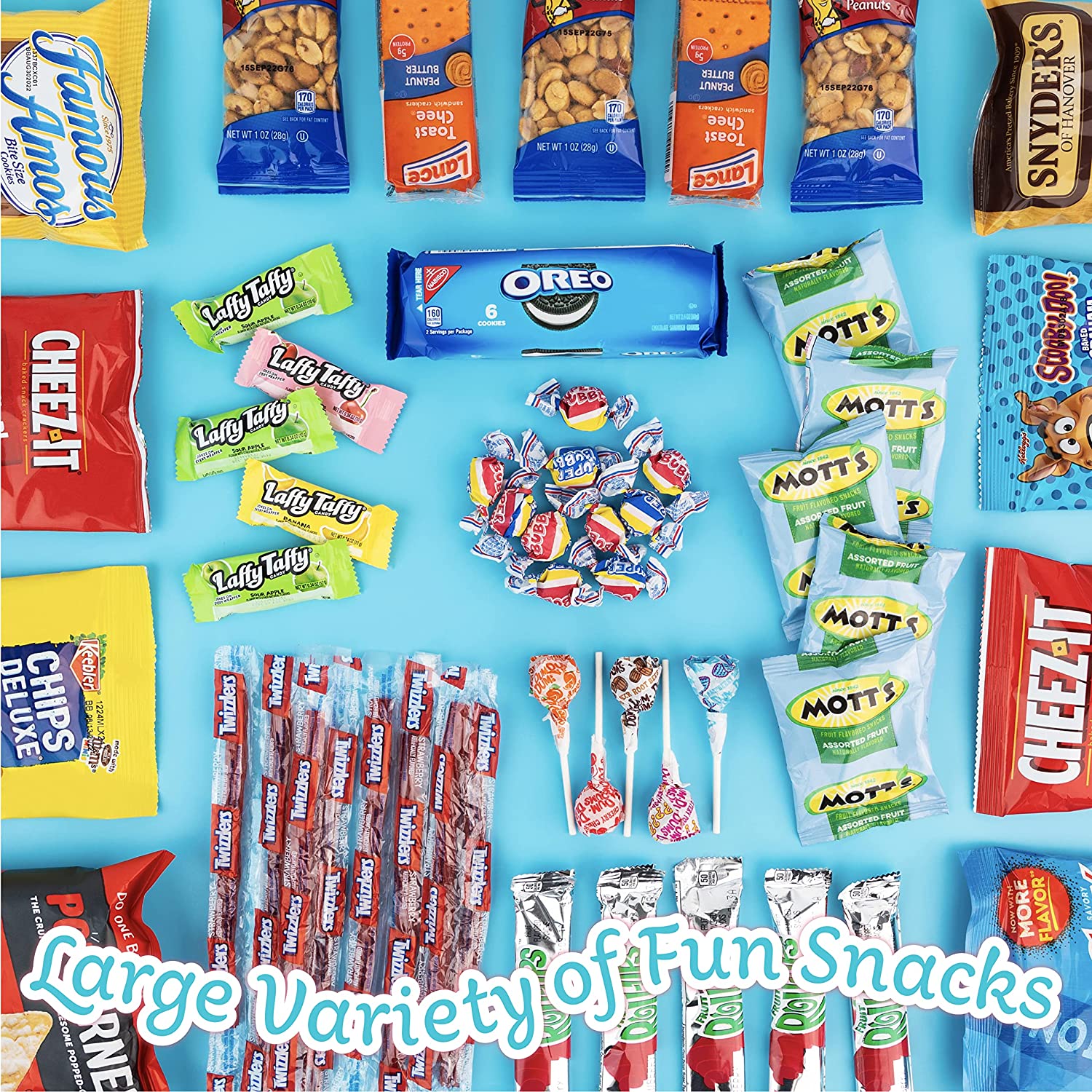 SWEET CHOICE GIFTBASKETS Premade Easter Care Package Tower gift - Candy Snacks Treats