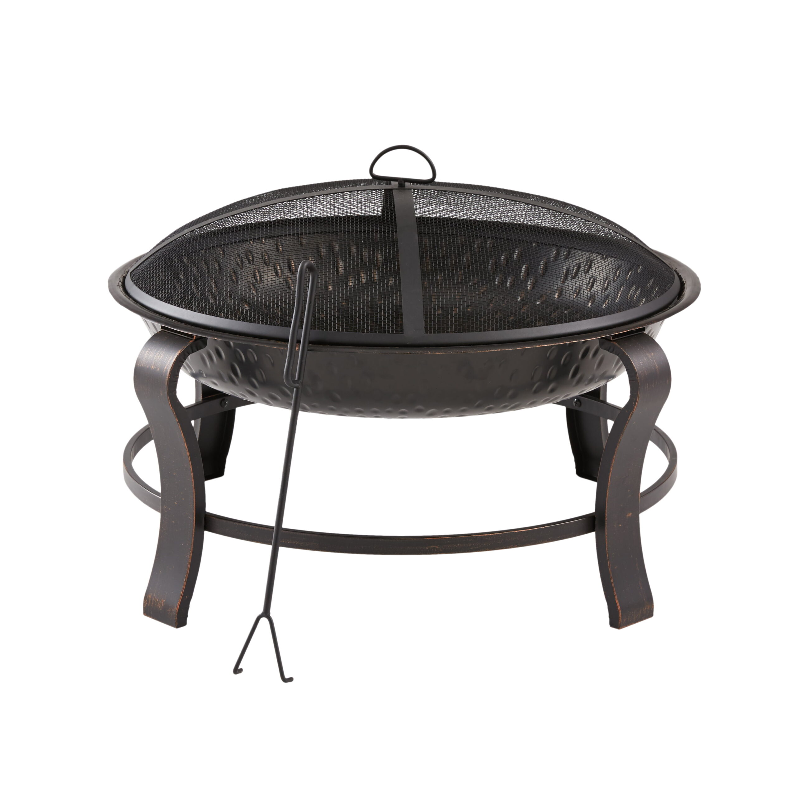 Mainstays Owen Park 28 inch Round Wood Burning Fire Pit