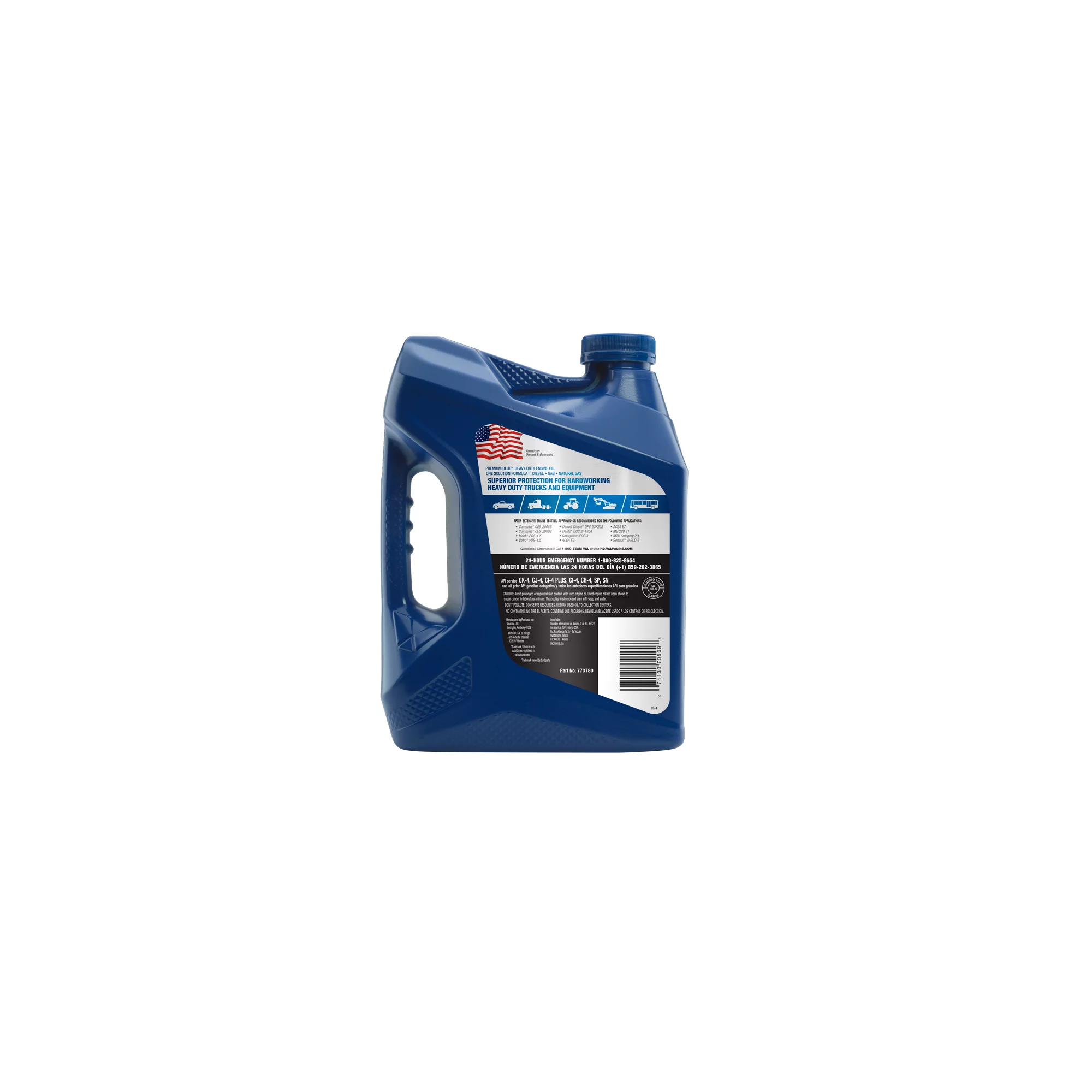 Valvoline Premium Blue Conventional 15W-40 Heavy Duty Diesel Engine Oil 1 GA