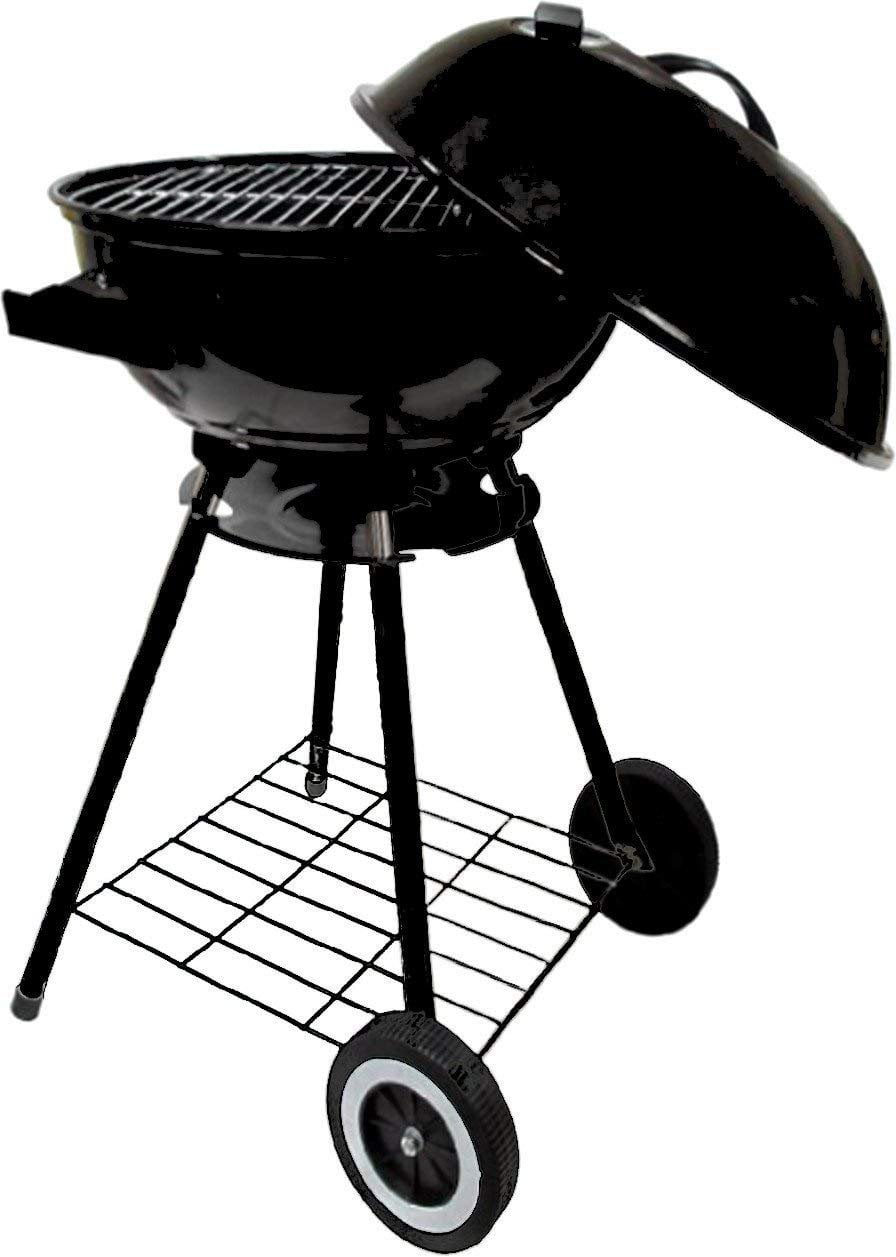 Portable 18″ Charcoal Grill Outdoor Original BBQ Grill Backyard Cooking Stainless Steel 18 diameter cooking space cook steaks. burgers. Backyard & Tailgate