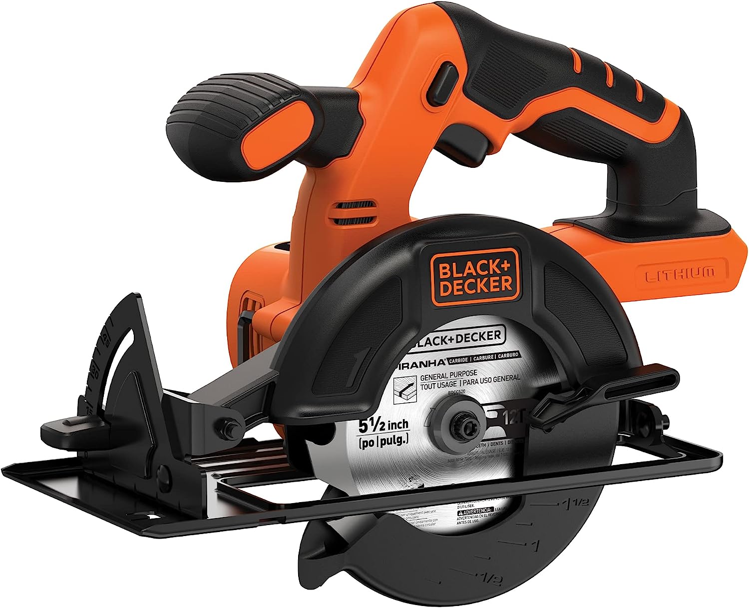 BLACK+DECKER 20V MAX* POWERCONNECT 5-1/2 in. Cordless Circular Saw. Tool Only (BDCCS20B)