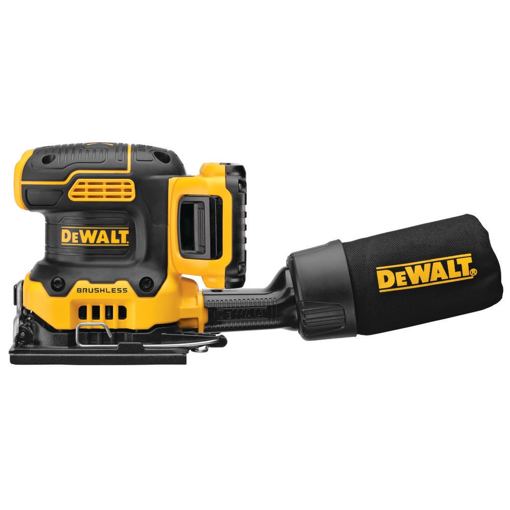 DEWALT DCW200D1 XR 20-Volt 2 Brushless Cordless Variable Speed Sheet Sander with Dust Management (Battery Included)
