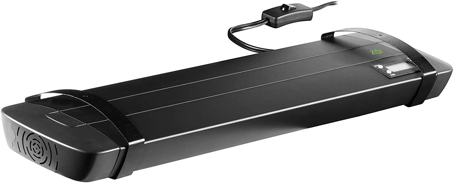 Zilla Pro Sol Reptile Terrarium Lamp Fixture. Black. 20-in