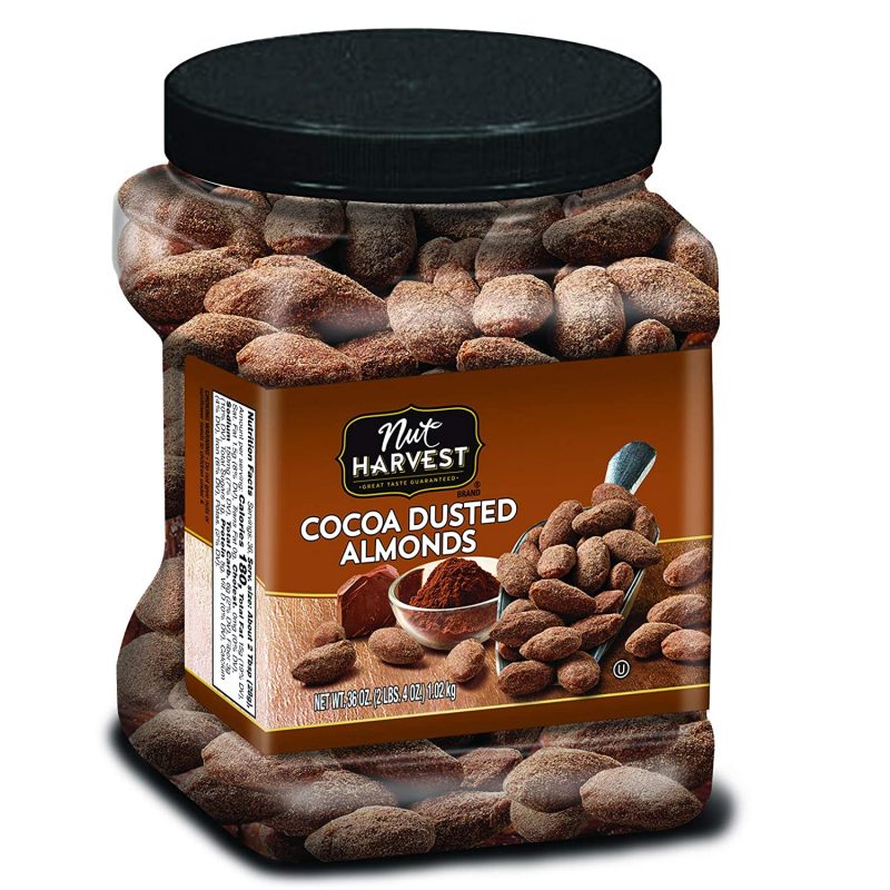Nut Harvest Cocoa Dusted Almonds. 36 oz