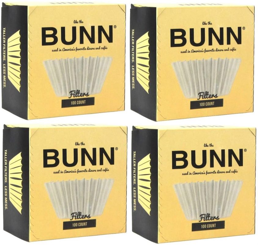 BUNN BCF100-B 100-Count Basket Filter (Pack of 4)
