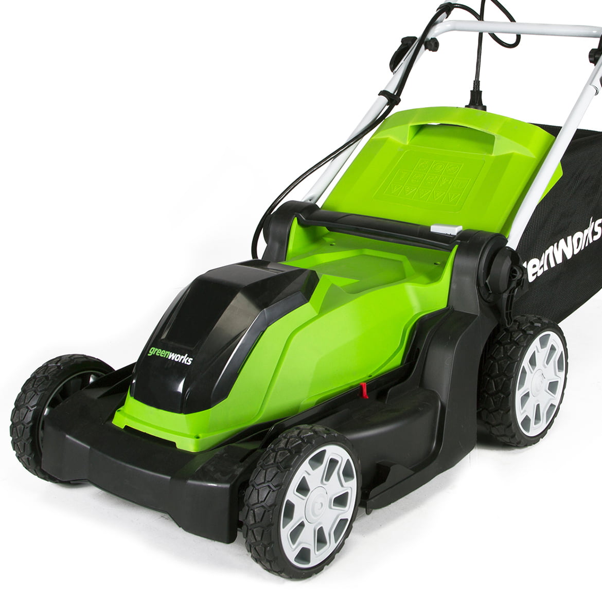 Greenworks 17″ 10 Amp Corded Electric Push Walk-Behind Mower