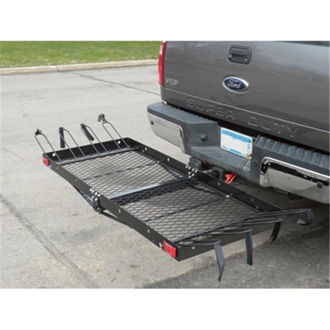 Tow Tuff 14922 2 in 1 Steel Cargo Carrier with 4-Bike Rack - 500 lbs Capacity  Model No. TTF-2762KR