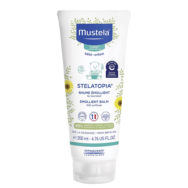 Mustela Stelatopia - Emollient Balm - Rich Daily Baby Cream - For Eczema-Prone