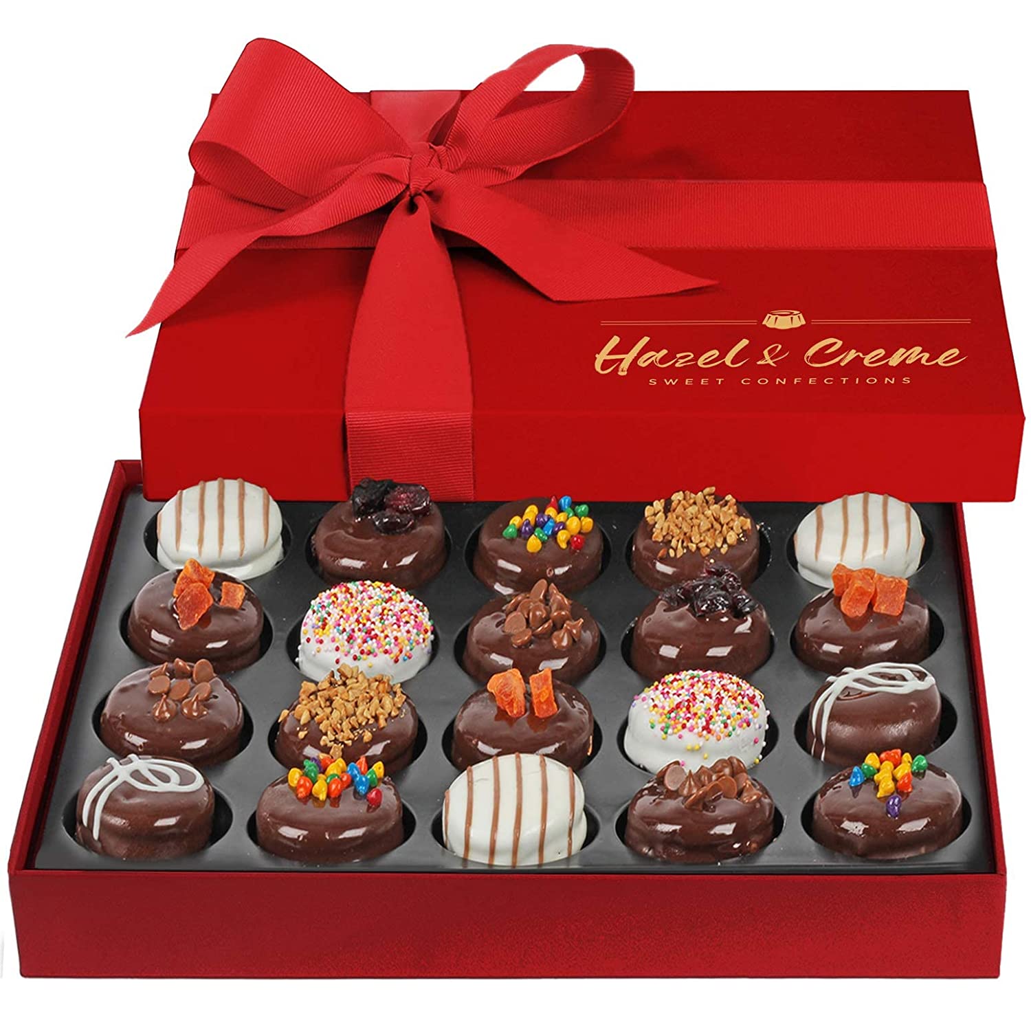 Hazel & Creme Chocolate Covered Cookie Gift - 20 Pcs - Anniversary. Thank You. Birthday