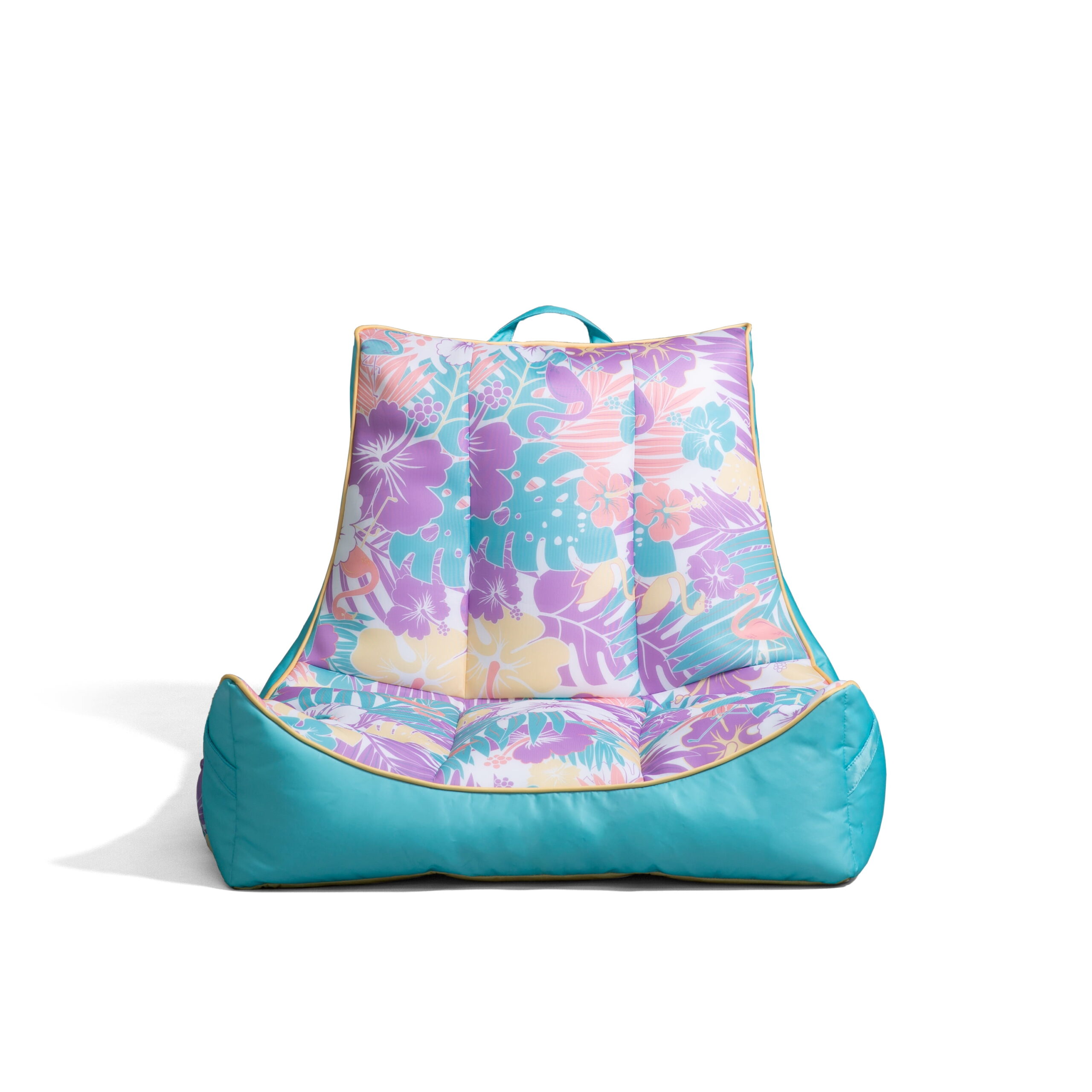 Big Joe Captain-s Float. Aqua Tropical Hibiscus