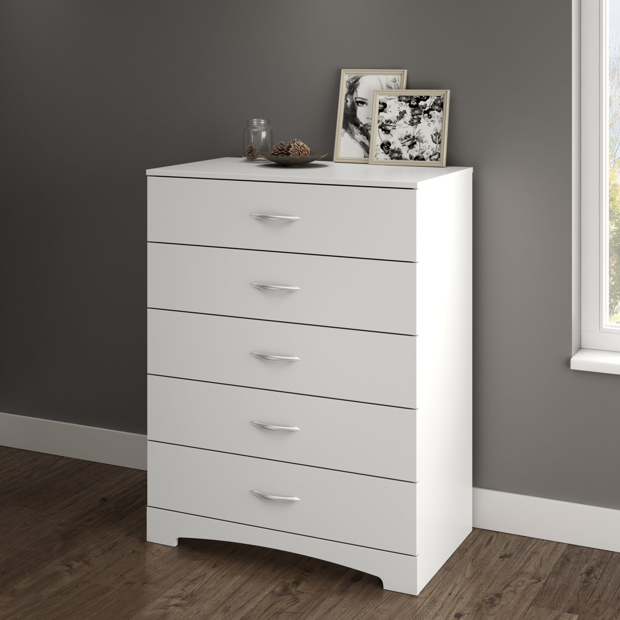 South Shore SoHo 5 - Drawer Chest. White