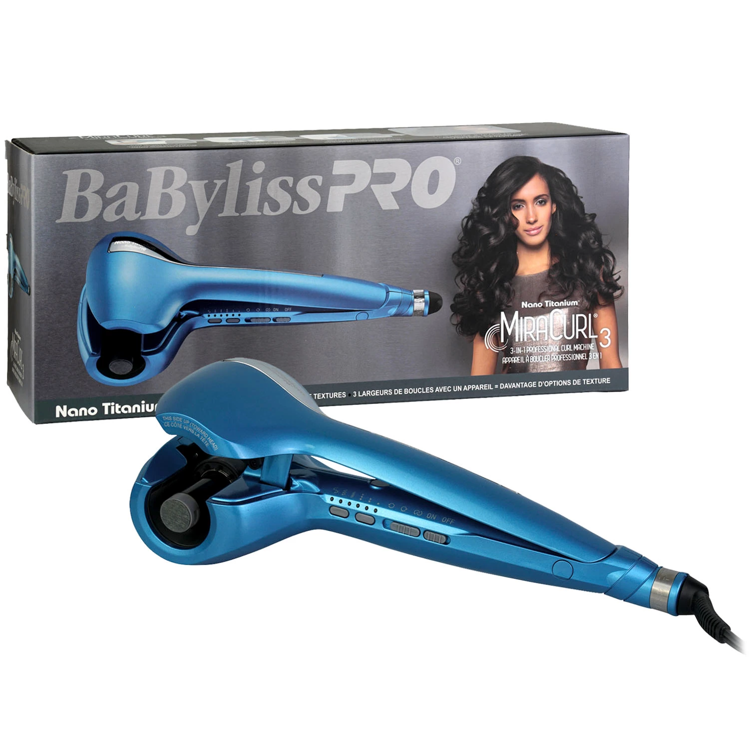BaBylissPRO Nano Titanium Professional Curl Machine. MiraCurl 3