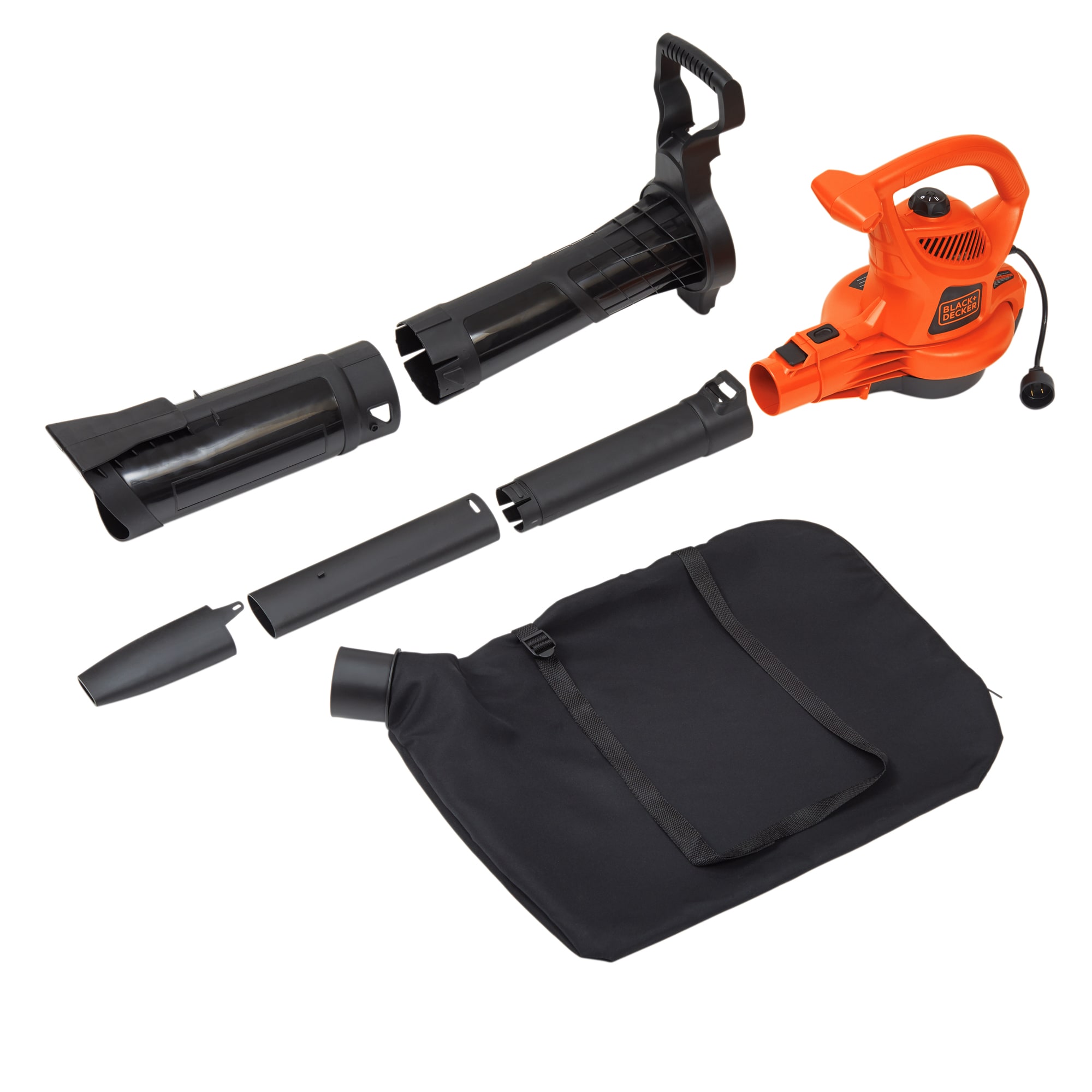 BLACK+DECKER 385-CFM 230-MPH Corded Electric Handheld Leaf Blower