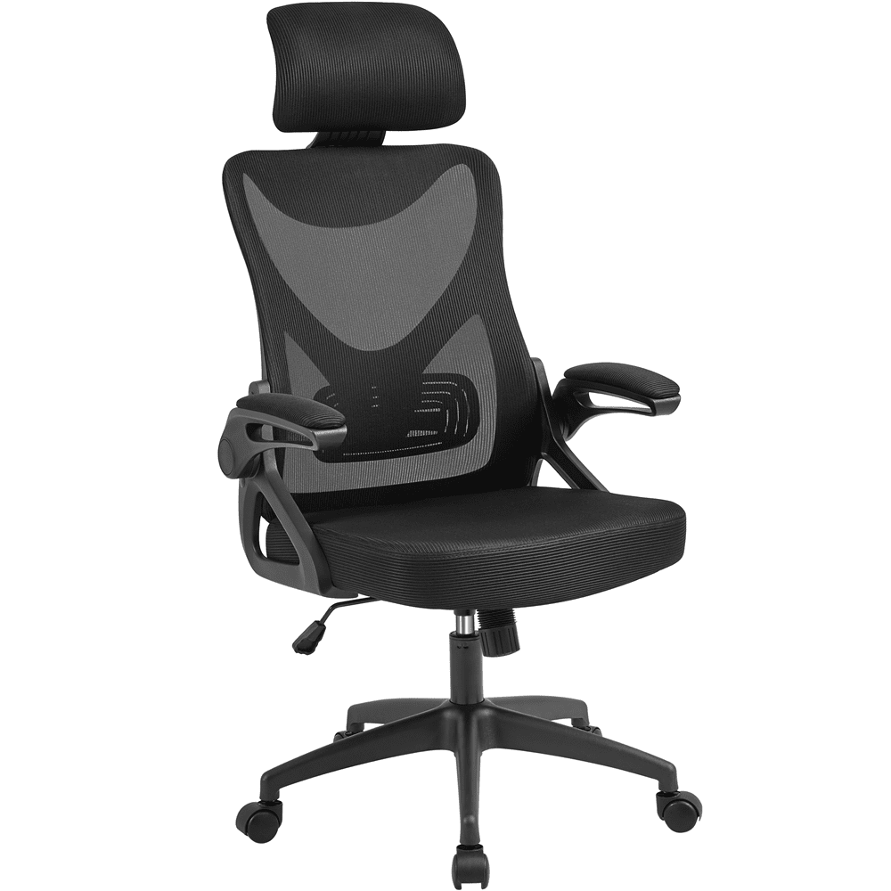 SmileMart Ergonomic Mesh Office Chair High Back. Black