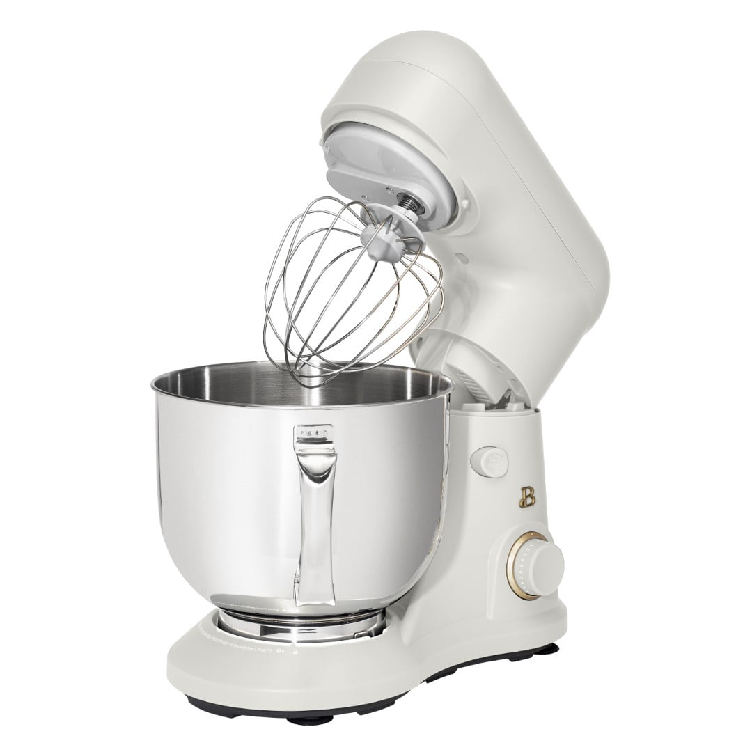 Beautiful 5.3QT Capacity Lightweight & Powerful Tilt-Head Stand Mixer. White Icing by Drew Barrymore