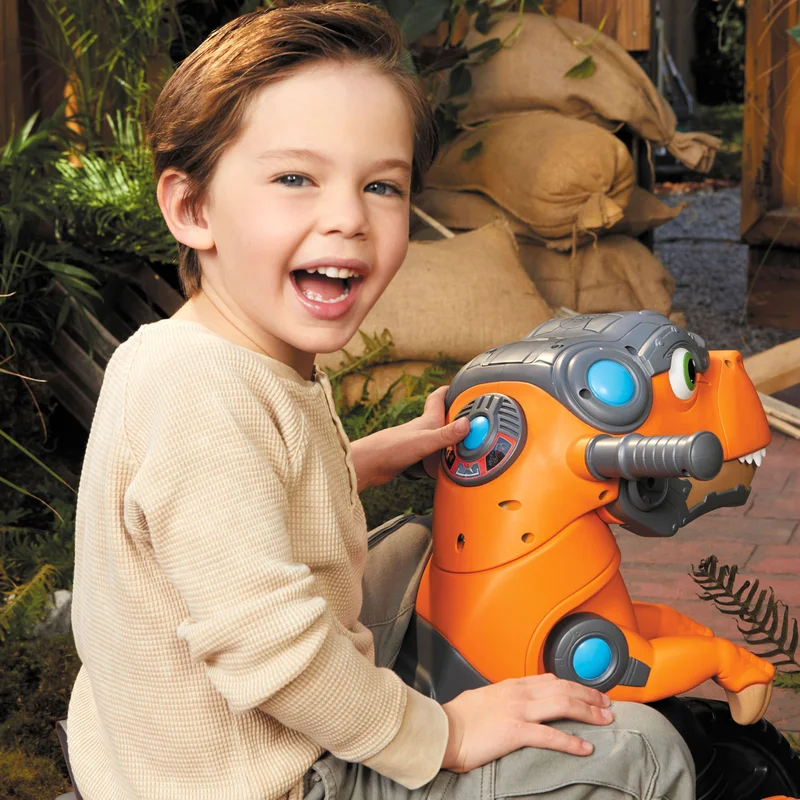 Little Tikes Chompin- Dino Trike. Outdoor Indoor Ride On Toy w/ Dinosaur Sounds Roars. Adjustable Seat. Rugged Wheels- Kids Gift. for Toddler Boys & Girls Ages 3 4 5+ Years Old