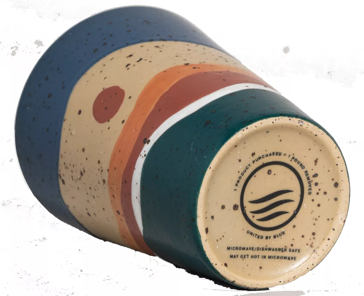 United By Blue 12 oz Stoneware Travel Mug