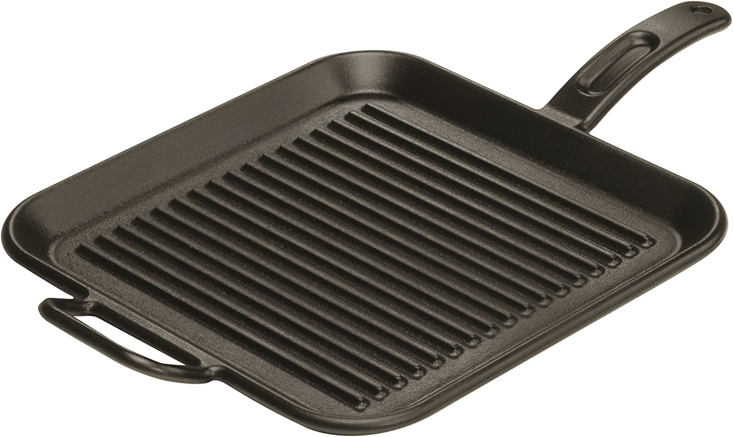 Lodge BOLD 12 Inch Seasoned Cast Iron Grill Pan; Design-Forward Cookware