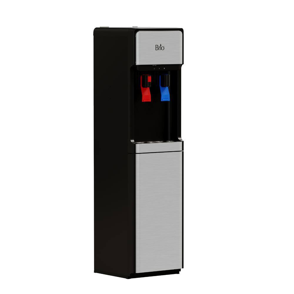 Brio CLPOU320SLUVF2 300 Series Slimline Self-Cleaning UV Bottleless POU Water Cooler Water Dispenser - 2 Stage Advanced Water Filter
