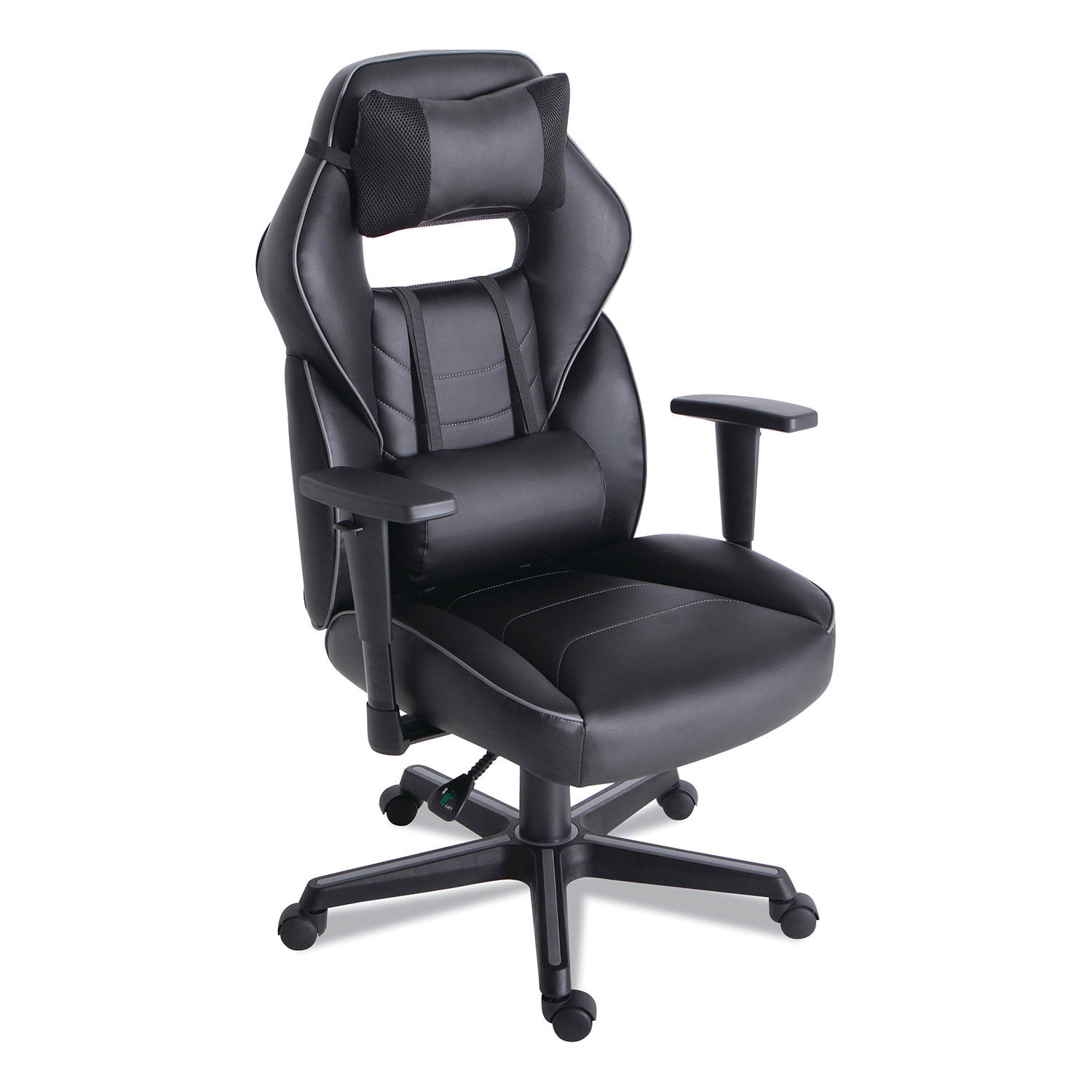 Alera Racing Style Ergonomic Gaming Chair - Black/Gray