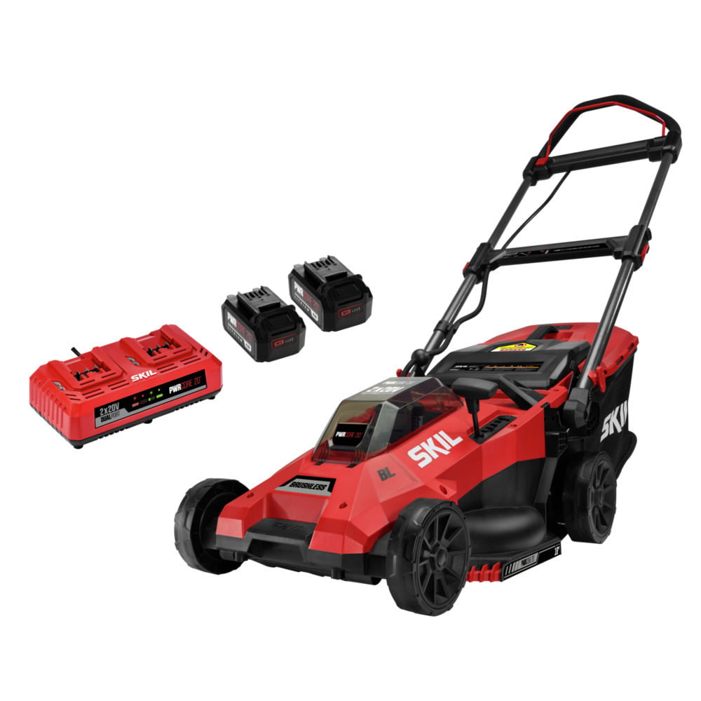 SKIL PWR CORE 20™ 20-Volt Cordless Brushless 18″ Lawn Mower
