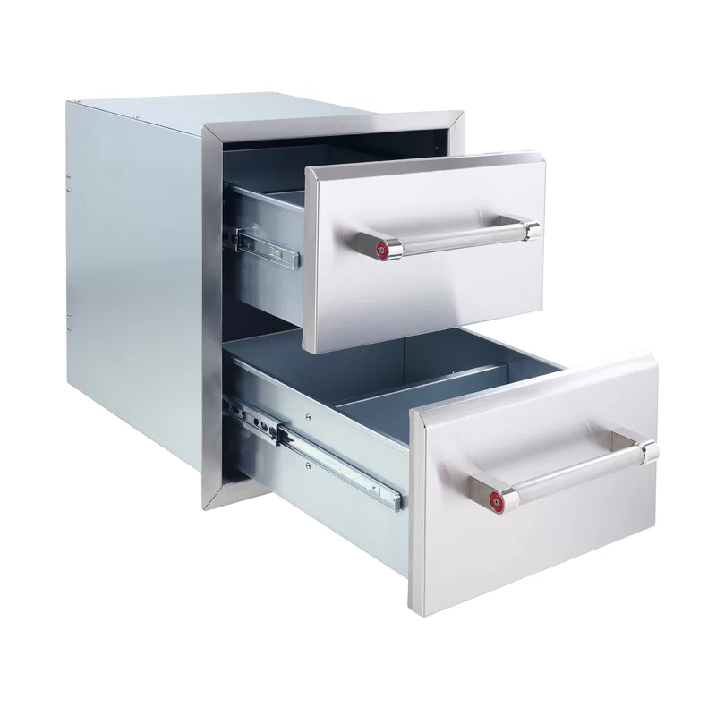 KitchenAid 780-0016 Built-in Grill Cabinet Drawer Storage. 18″. Stainless