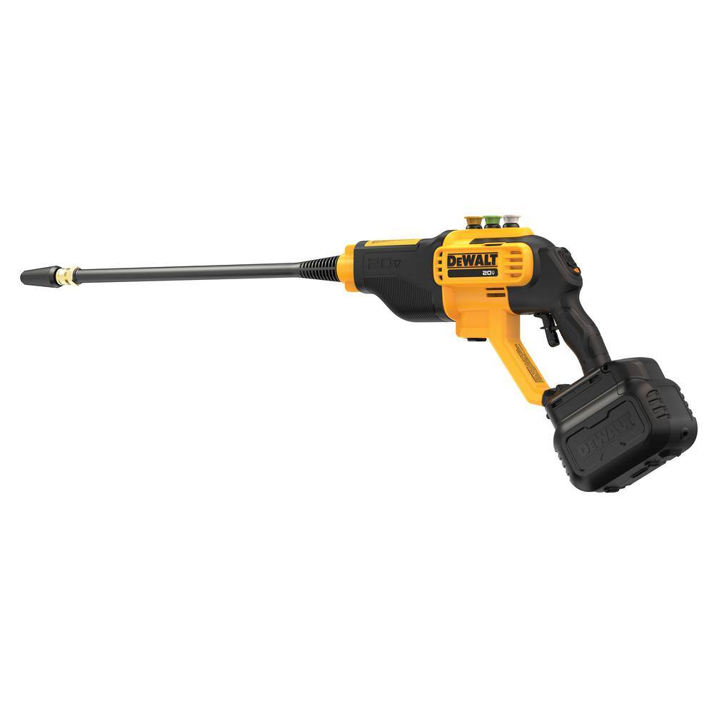 DEWALT DCPW550P1W722B 20V MAX 550 PSI 1.0 GPM Cold Water Cordless Electric Power Cleanerr with (1) 5Ah Battery and Leaf Blower (Tool Only)