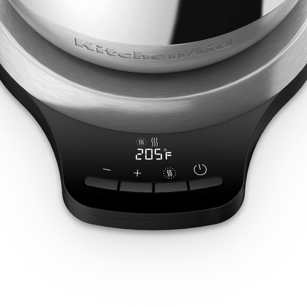 KitchenAid  Precision 4.25-Cup Gooseneck Stainless Steel Electric Kettle with Alarm