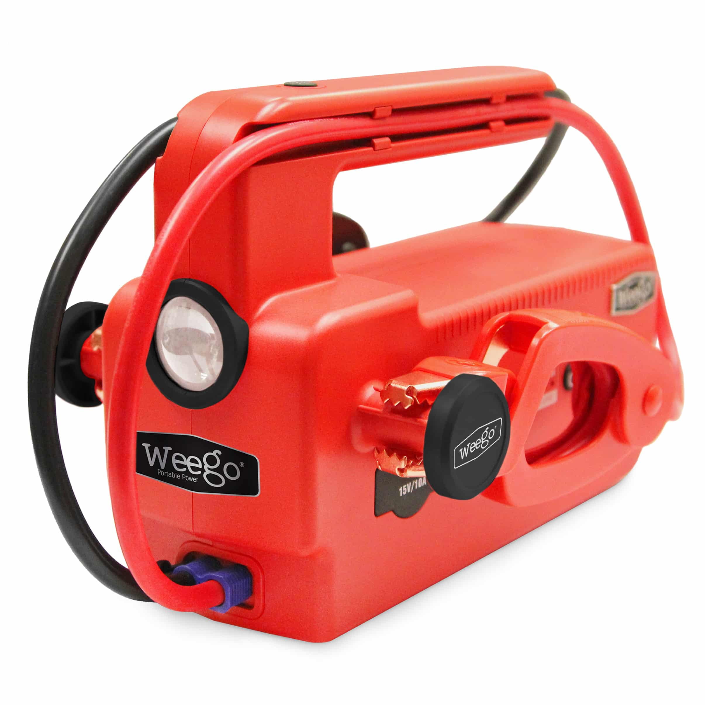 Weego 120 12 Volt Portable Lithium Jump Starter. 1200 Cranking Amps