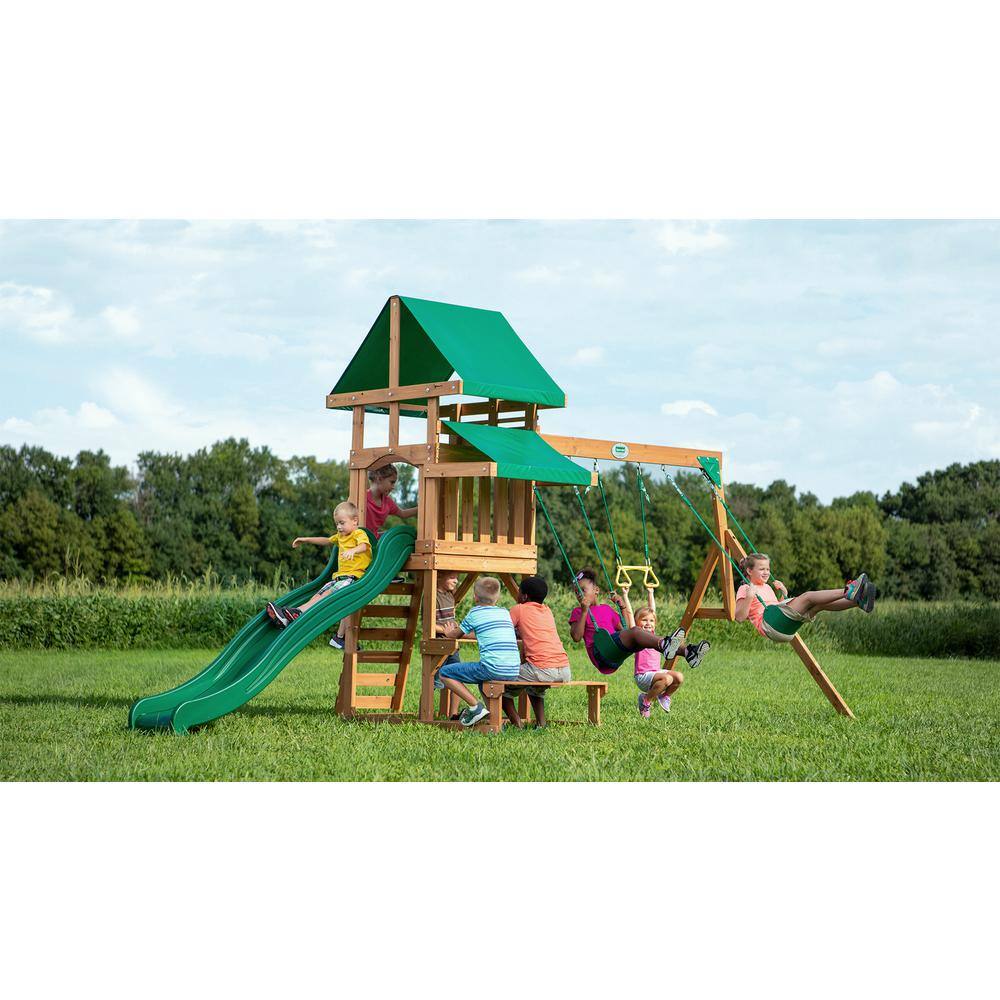 Backyard Discovery 2001039com Belmont All Cedar Swing Set