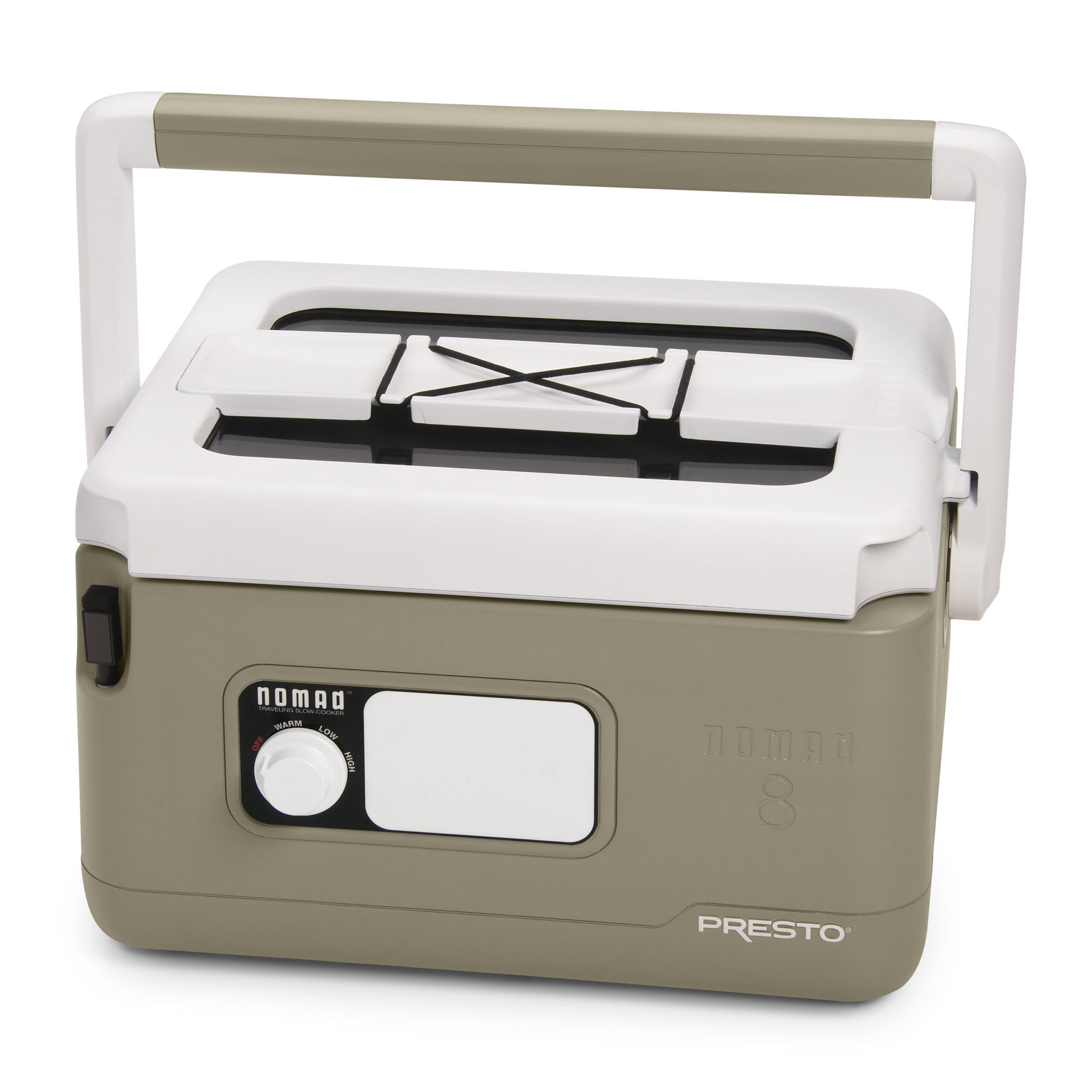 Presto® 8-Quart Nomad®  Traveling Slow Cooker-Khaki