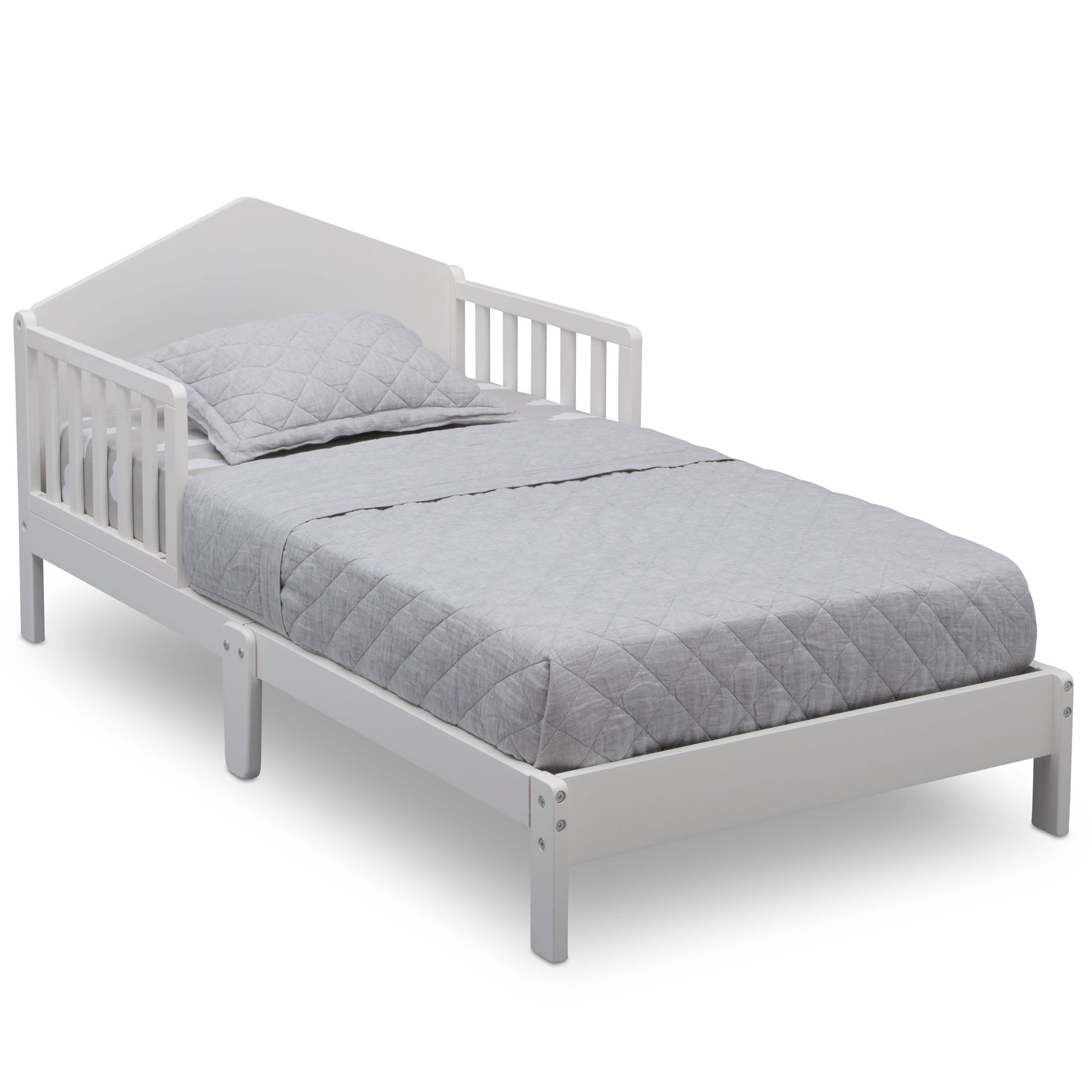 Delta Children Homestead Toddler Bed. Greenguard Gold Certified. Bianca White