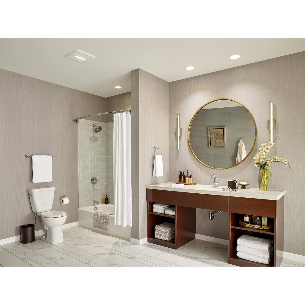 Broan-NuTone AE110L InVent Series 110 CFM Ceiling Installation Bathroom Exhaust Fan with Light. ENERGY STAR