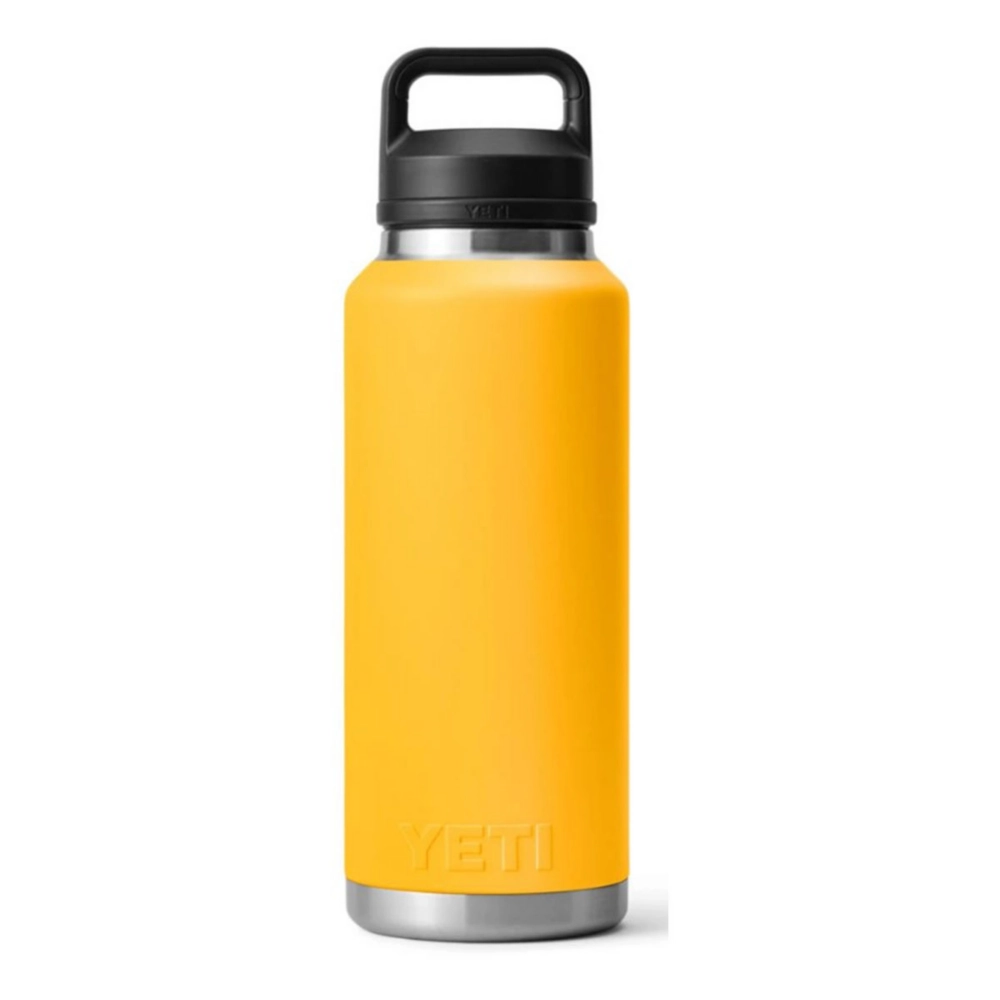 YETI Rambler 46 oz Bottle. Vacuum Insulated. Stainless Steel with Chug Cap. Alpine Yellow