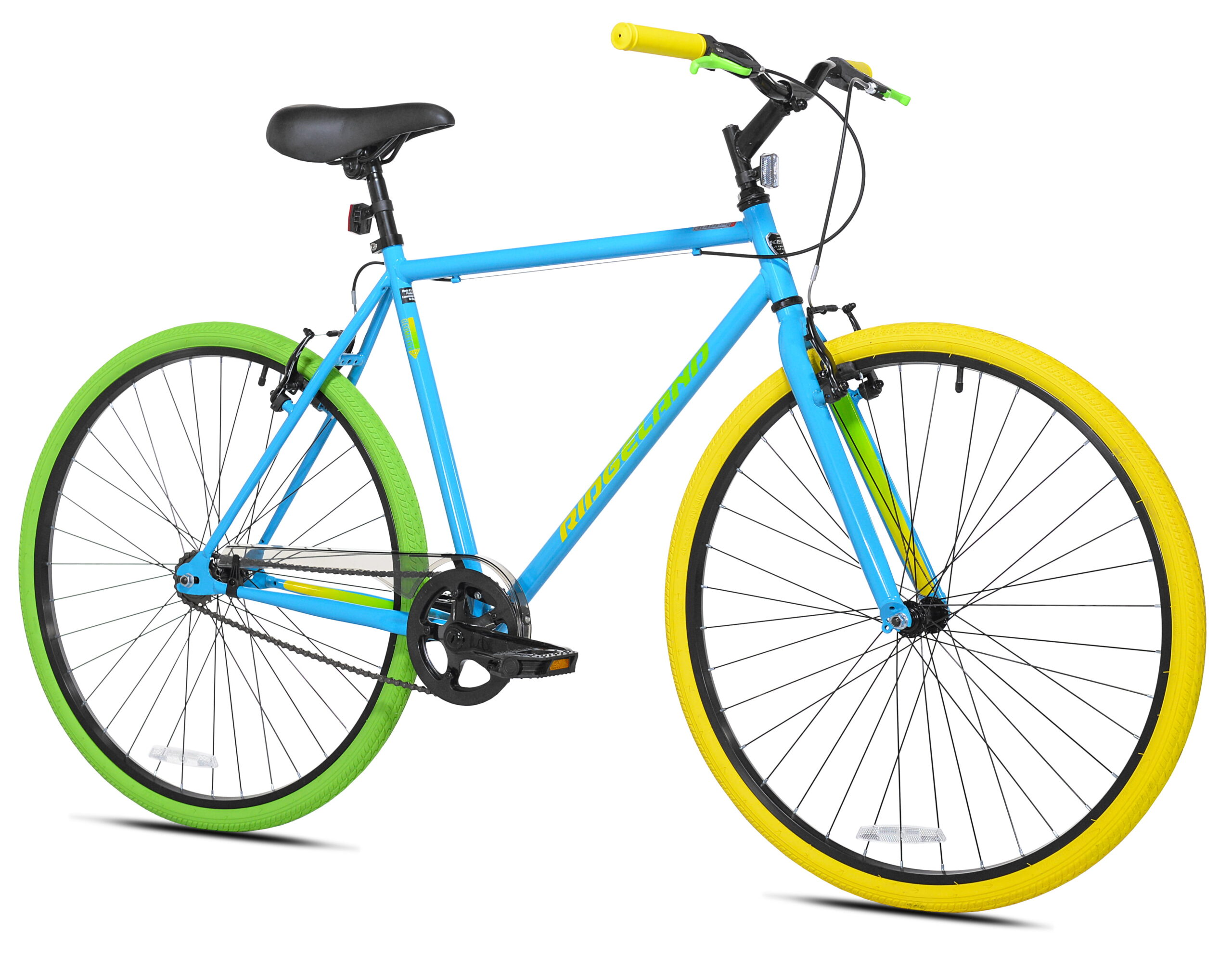 Kent 700C Men-s Ridgeland Hybrid Bike. Blue/Green