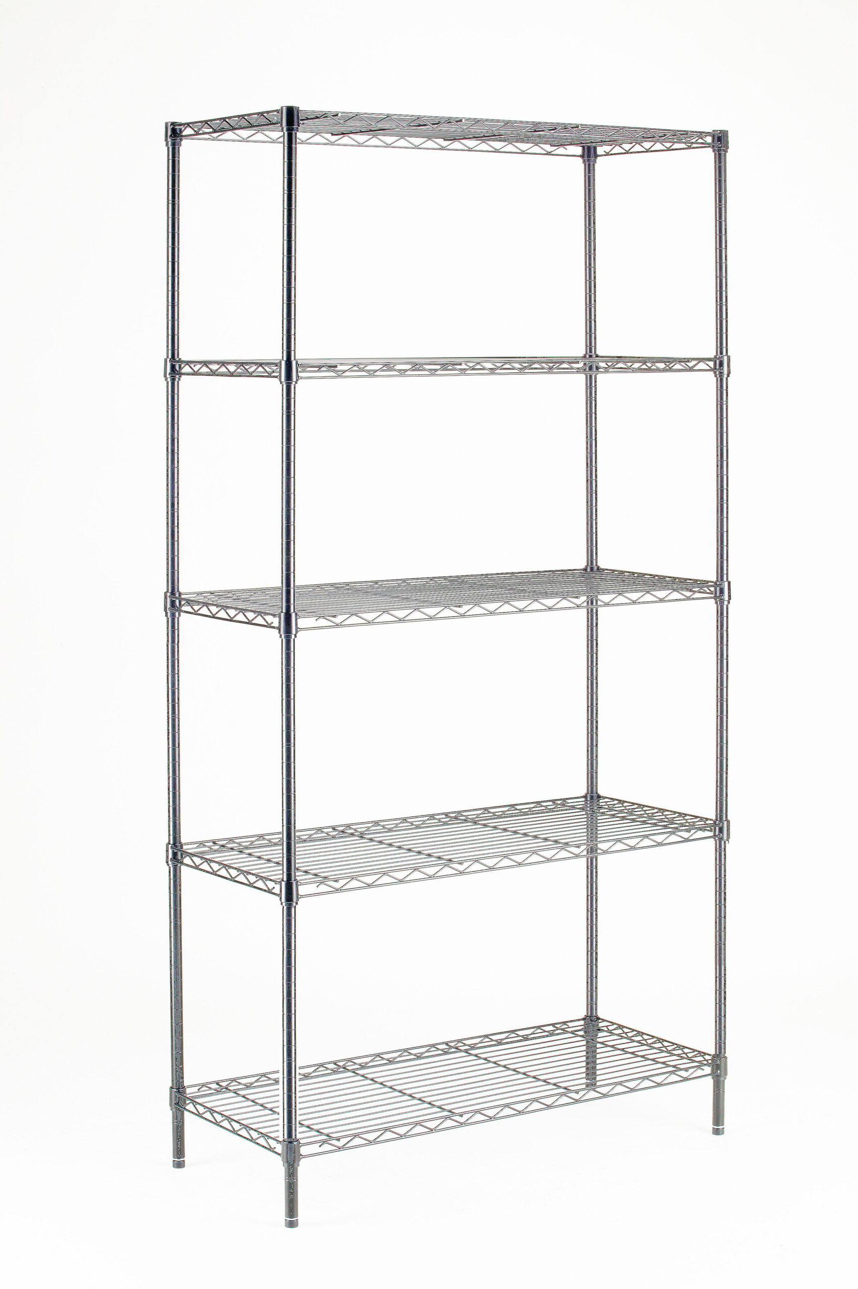 Hyper Tough 5 Tier Wire Shelf Unit. Chrome. 1750 lb Capacity. Adult