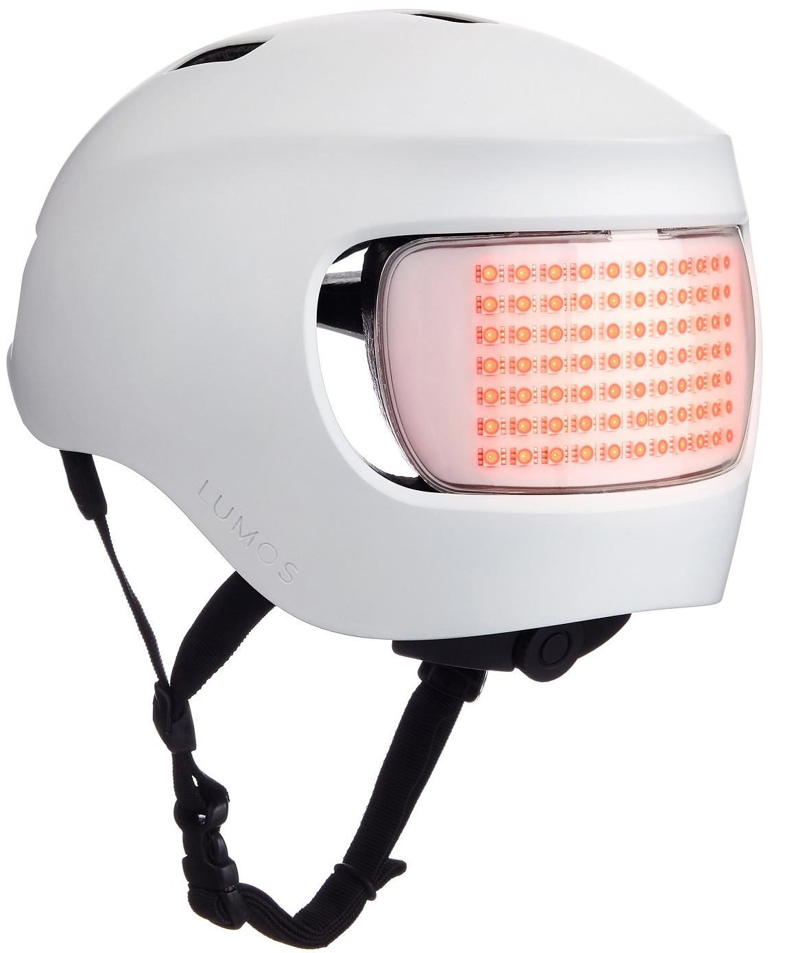 Lumos Matrix White Adult 56-61cm LED Bike Helmet
