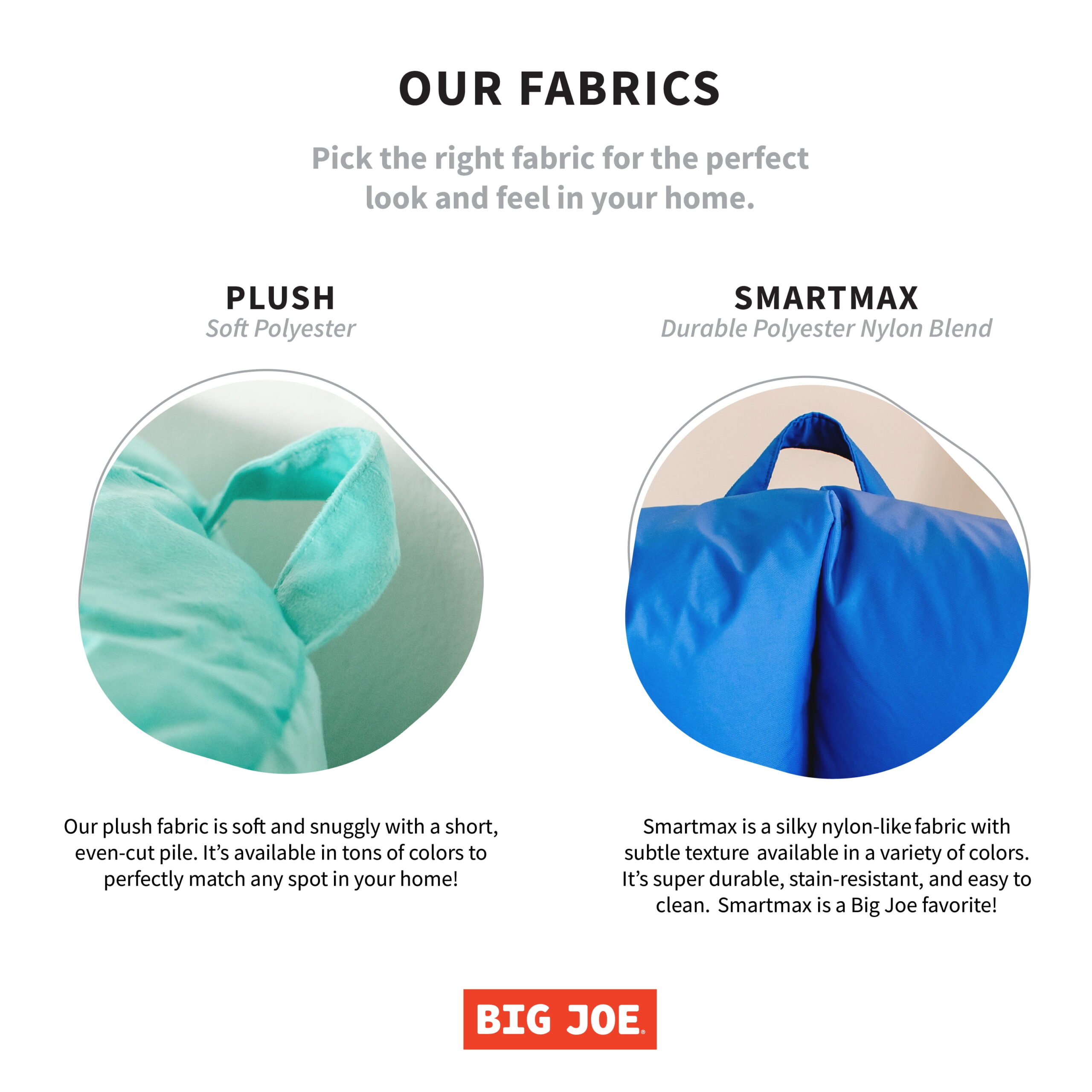 Big Joe Milano Bean Bag Chair. Smartmax 2.5ft. Red