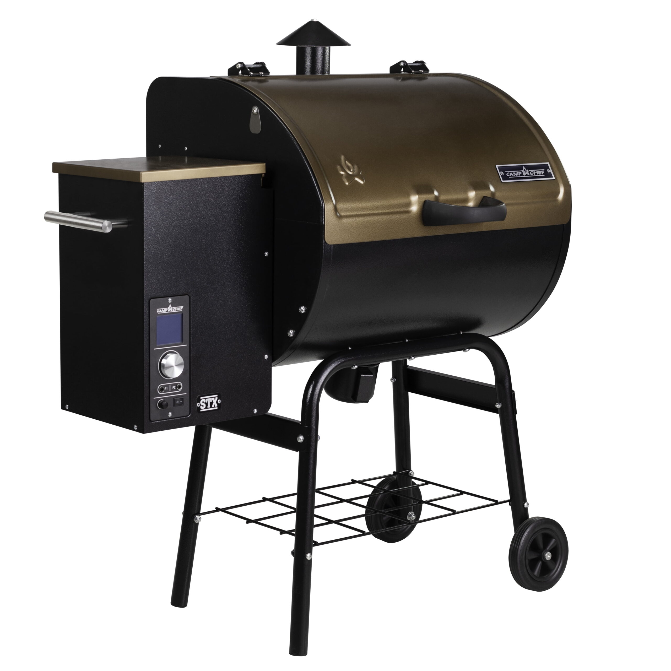 Camp Chef PG24STXB - Bronze Pellet Smoker Grill with 10 Smoke Settings. Patented Ash Cleanout Feature. PID Temperature Controller