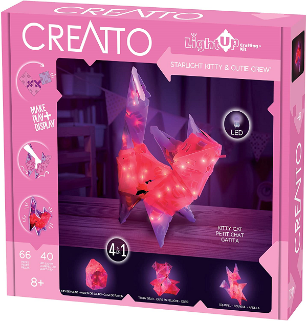 Creatto Starlight Kitty & Cutie Crew Light-Up Craft Puzzle from Thames & Kosmos