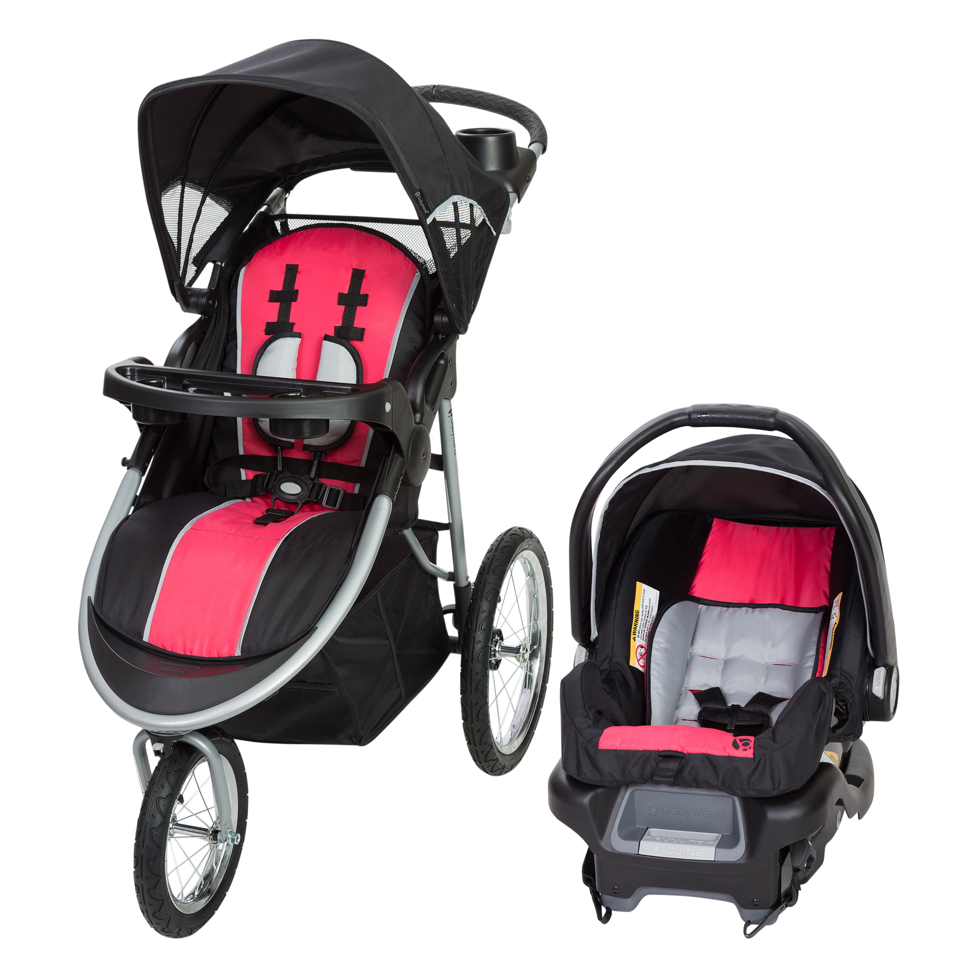 Baby Trend Pathway Travel System Stroller. Optic Pink