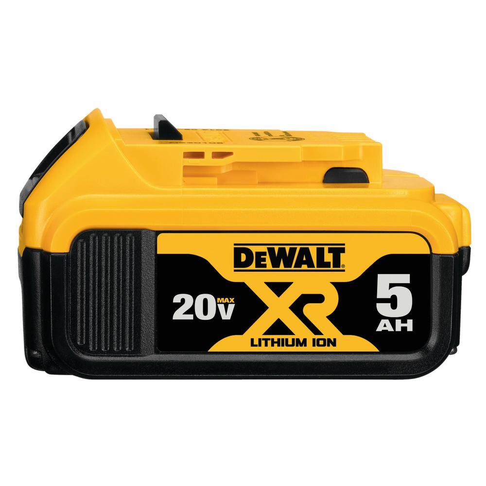 DEWALT DCB205 20V MAX XR Premium Lithium-Ion 5.0Ah Battery Pack