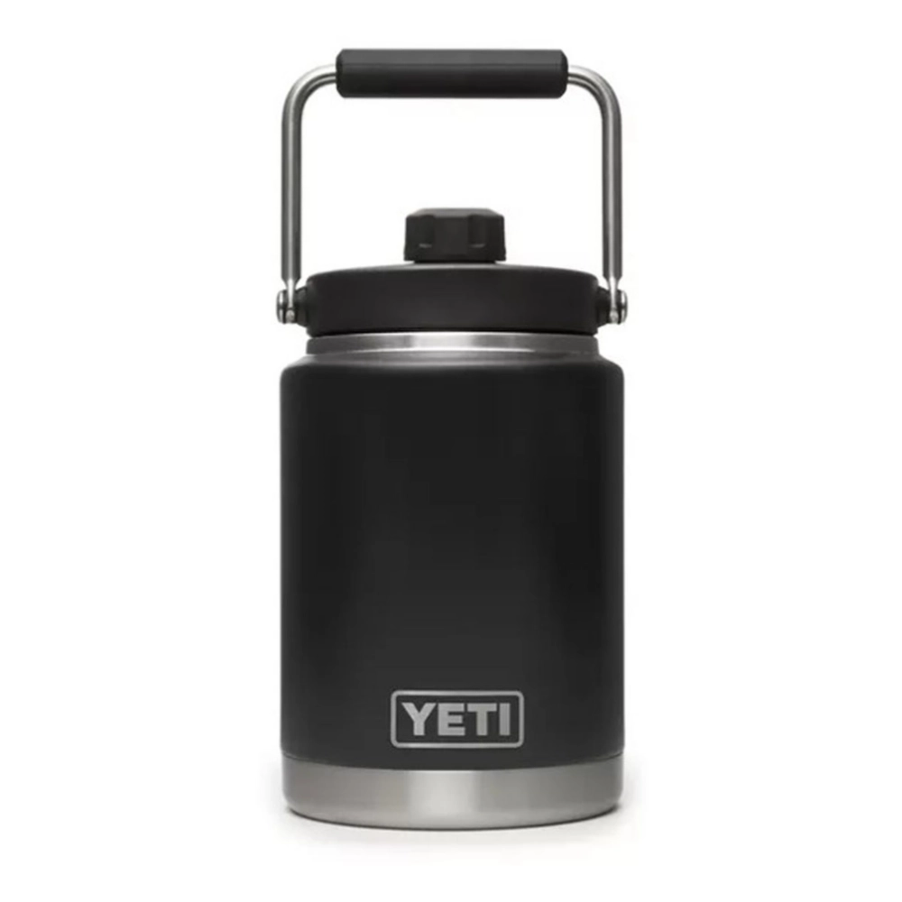 YETI Rambler Half Gallon Jug. Vacuum Insulated. Stainless Steel with MagCap. Black