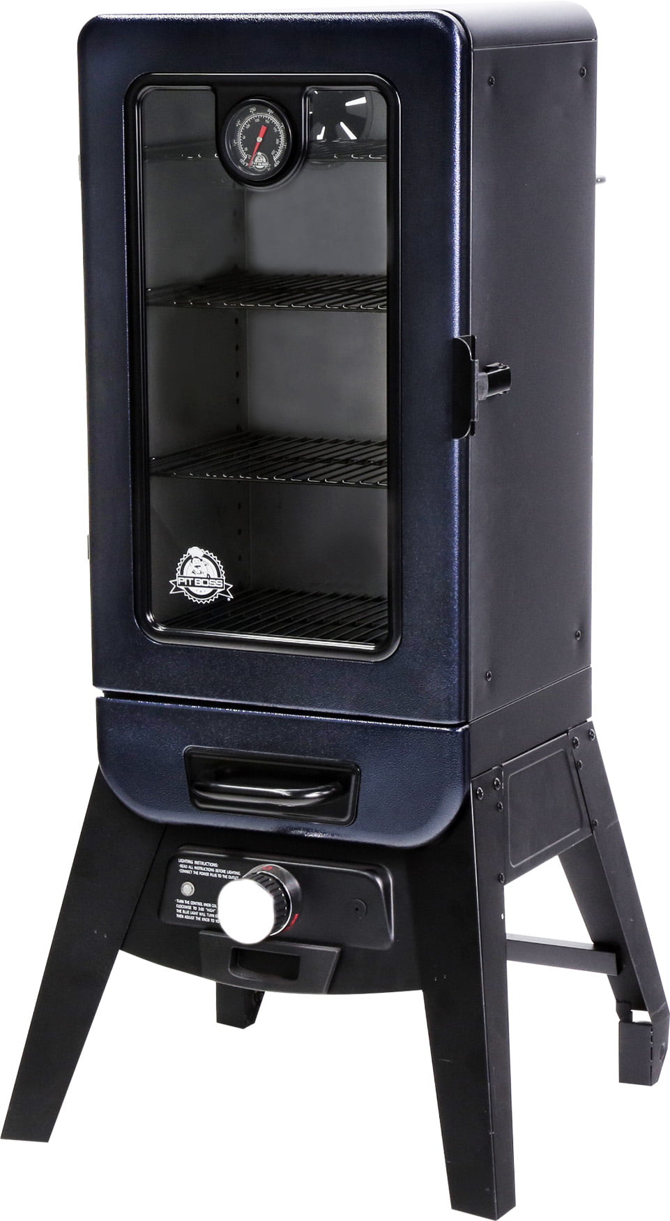 Pit Boss 3-Series Analog Vertical Smoker in Blue Hammertone - PBV3A1