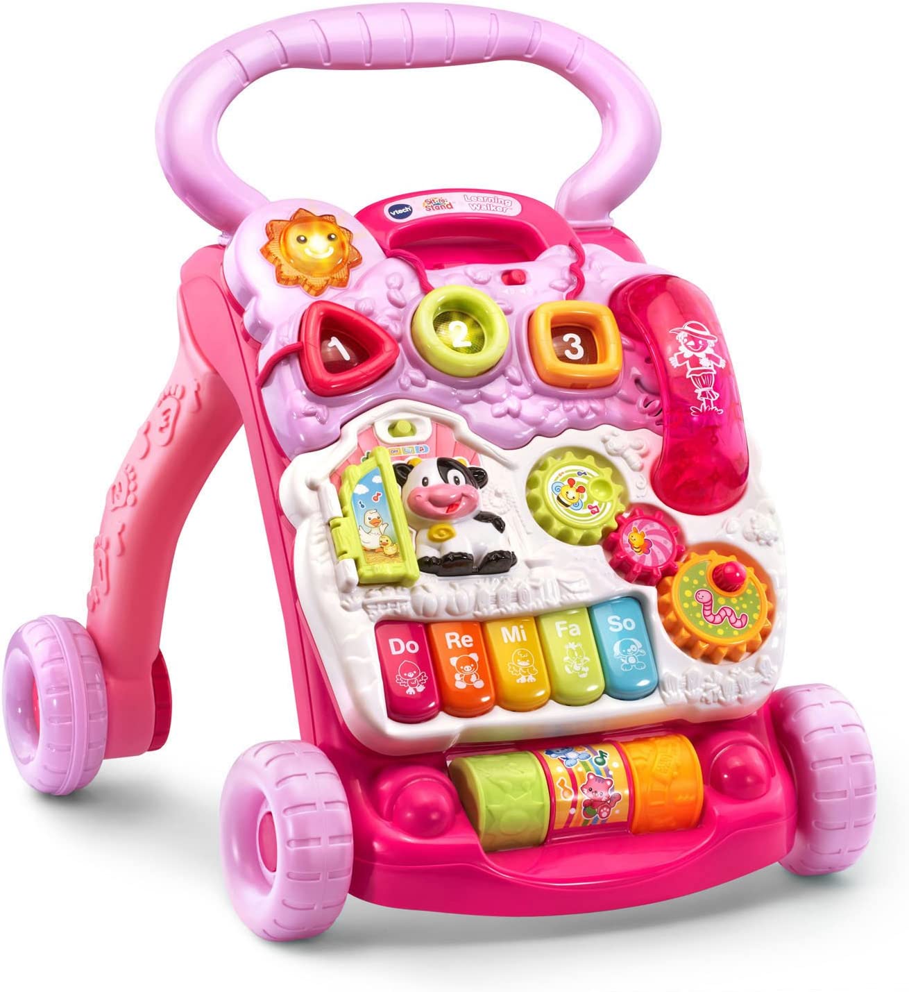 VTech Sit-to-Stand Learning Walker (Frustration Free Packaging). Pink