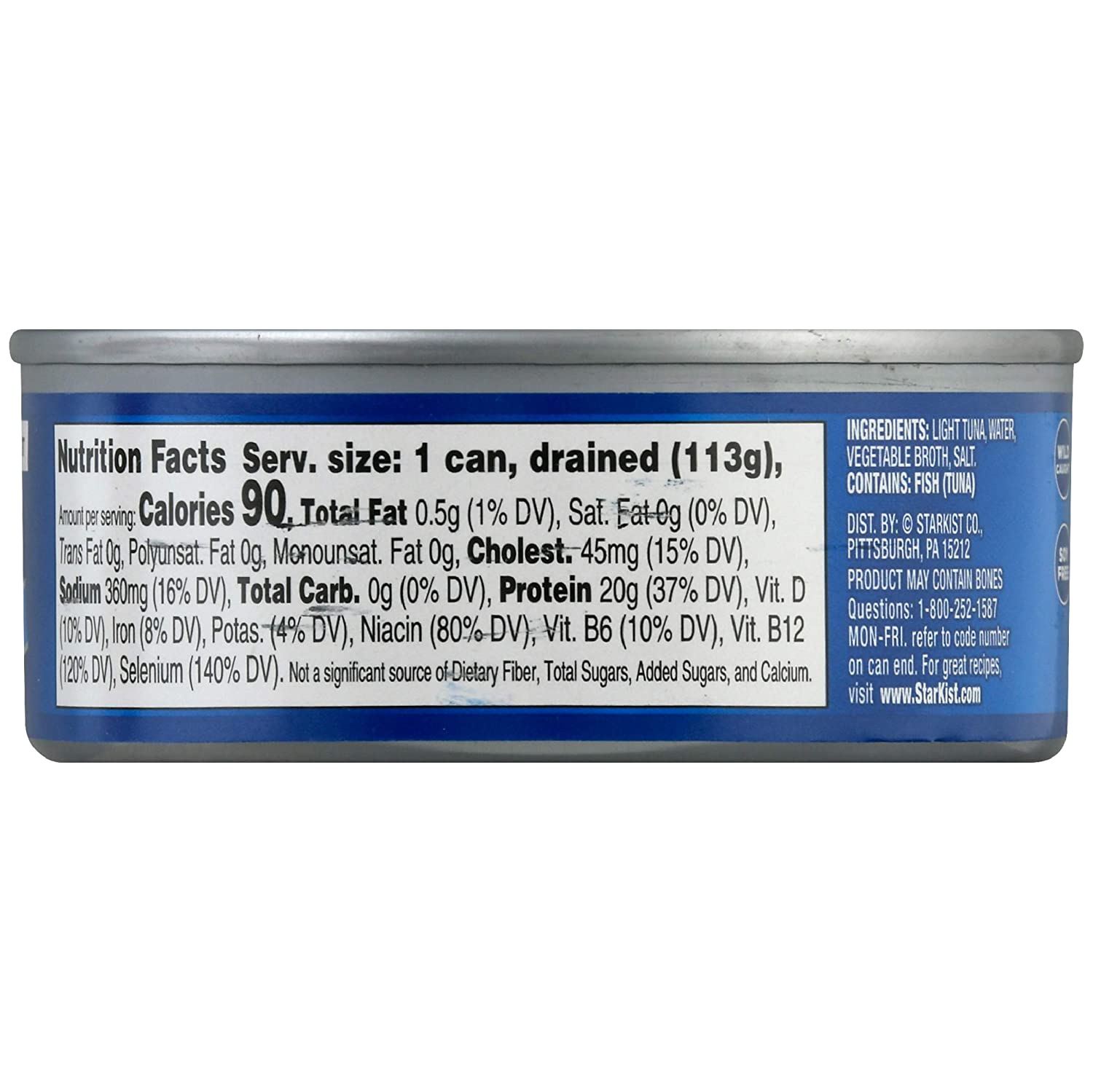 StarKist Chunk Light Tuna in Water. 5 O. (Pack of 48)