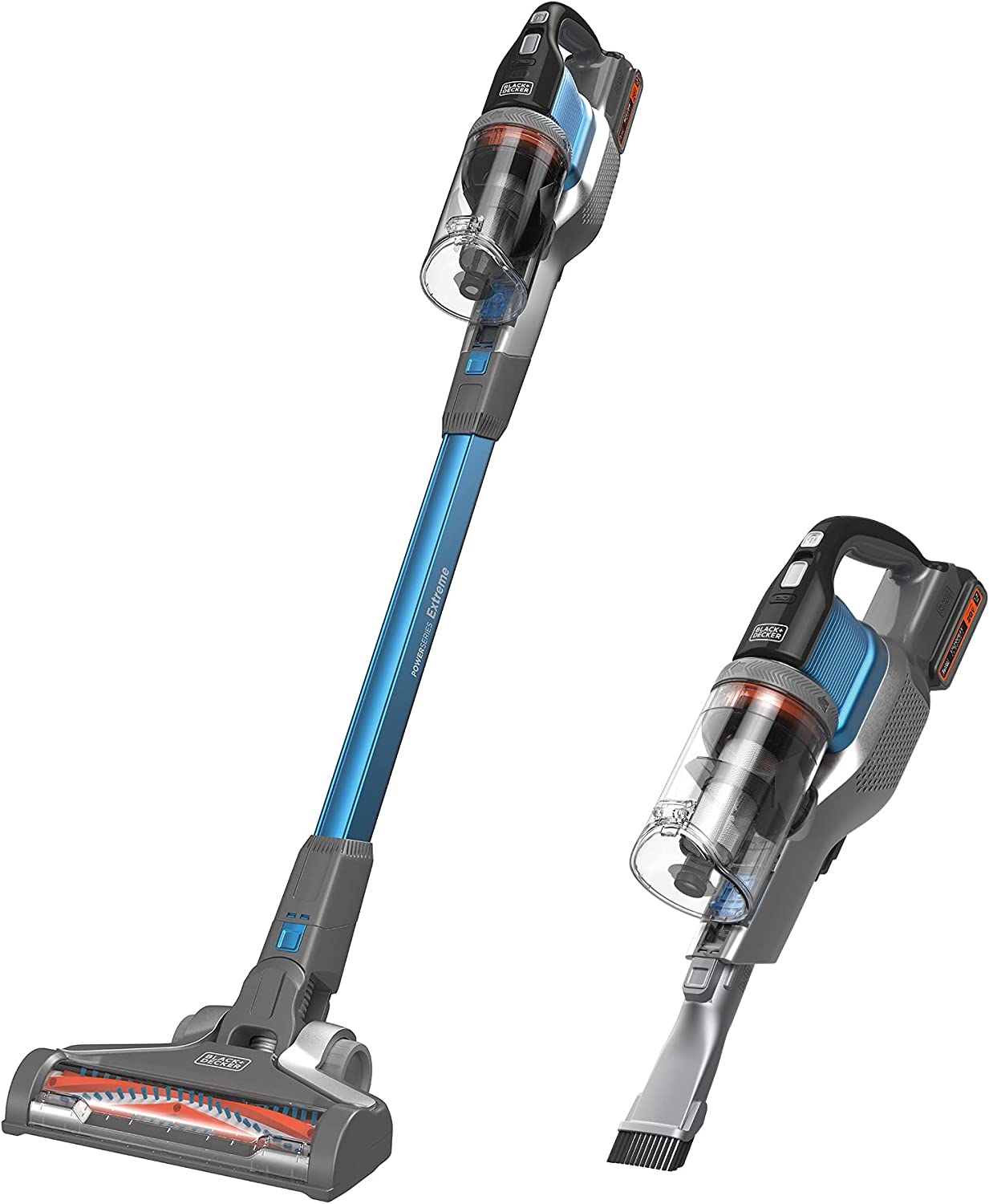 BLACK+DECKER Powerseries Extreme Cordless Stick Vacuum Cleaner. Blue (BSV2020G)