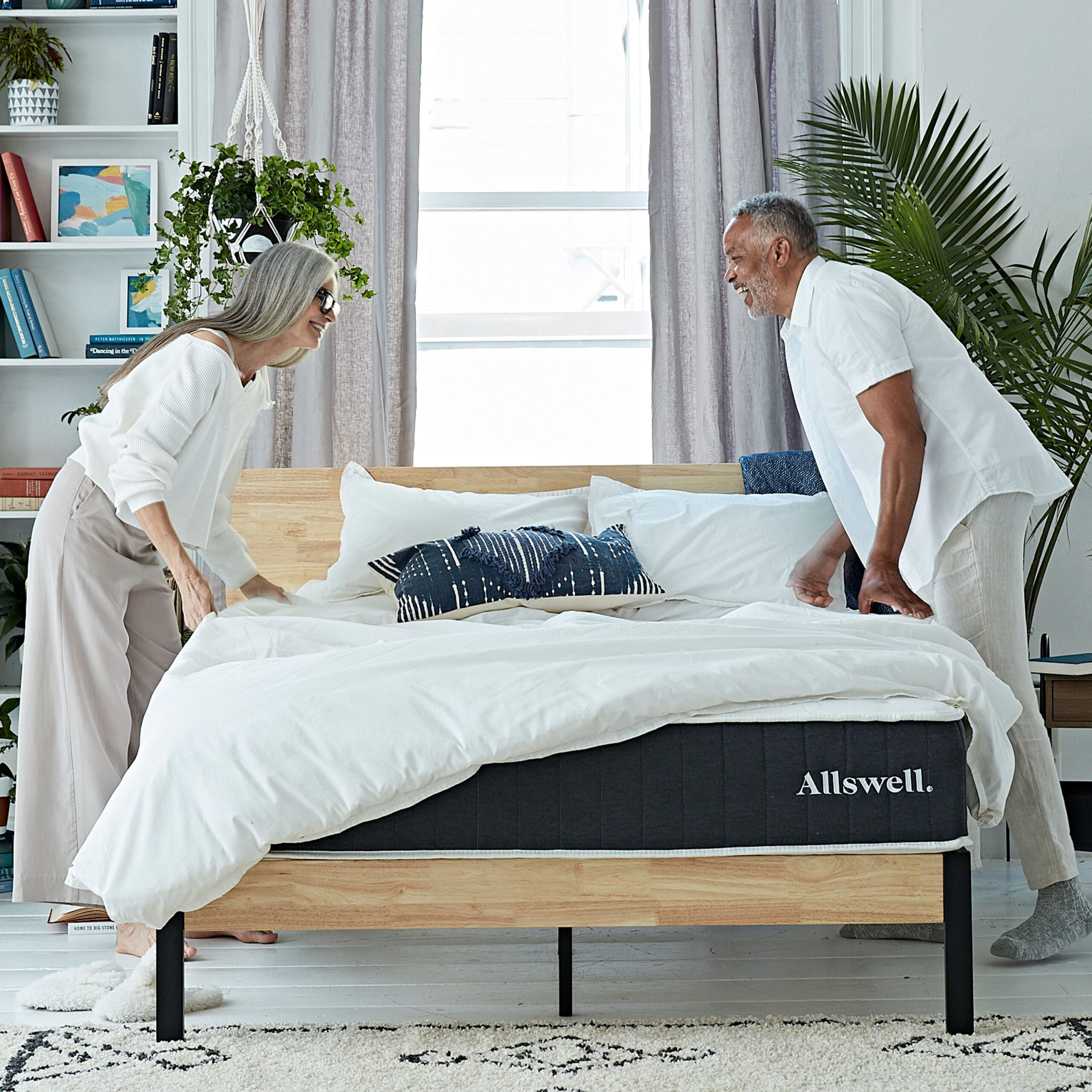 The Allswell 10″ Bed in a Box Hybrid Mattress. Queen